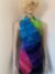 Super-rainbow viscose sjaal